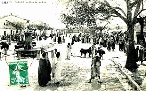 Djelfa - Rue du M'Zab  - 1913